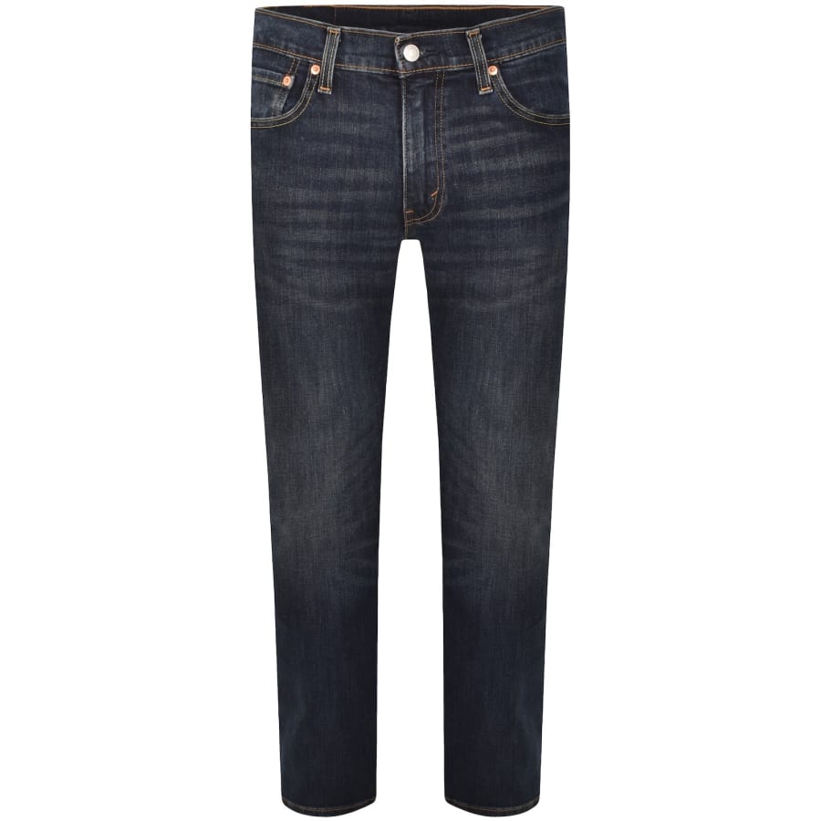 Image number 2 for Levis 511 Slim Fit Stretch Jeans Dark Wash Blue