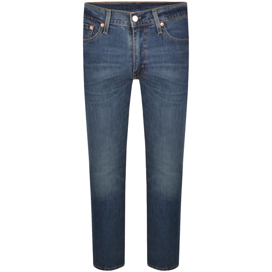 Image number 2 for Levis 511 Slim Fit Stretch Jeans Mid Wash Blue