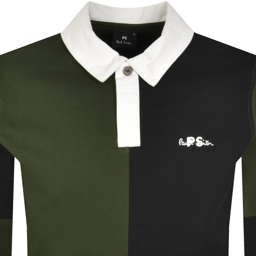 Image number 2 for Paul Smith Embroidered PS Polo T Shirt Black