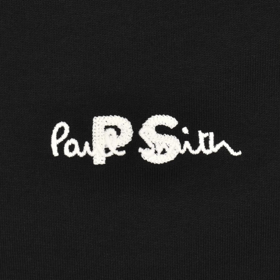 Image number 3 for Paul Smith Embroidered PS Polo T Shirt Black