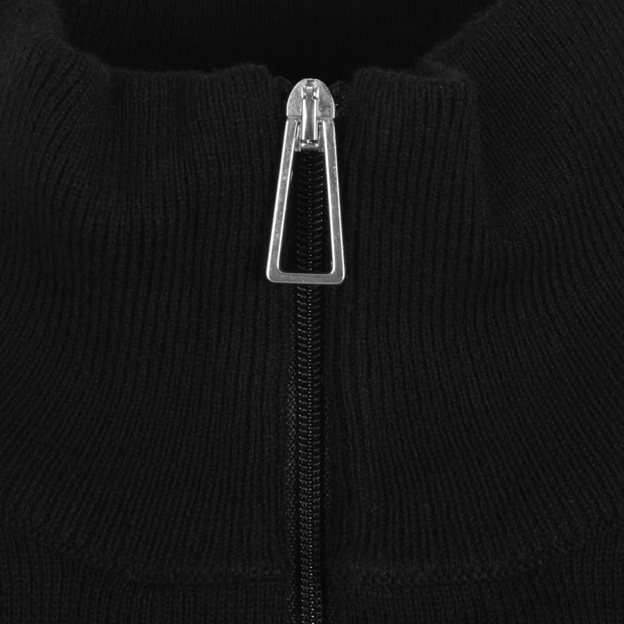 Image number 4 for Paul Smith Half Zip Jumper Black