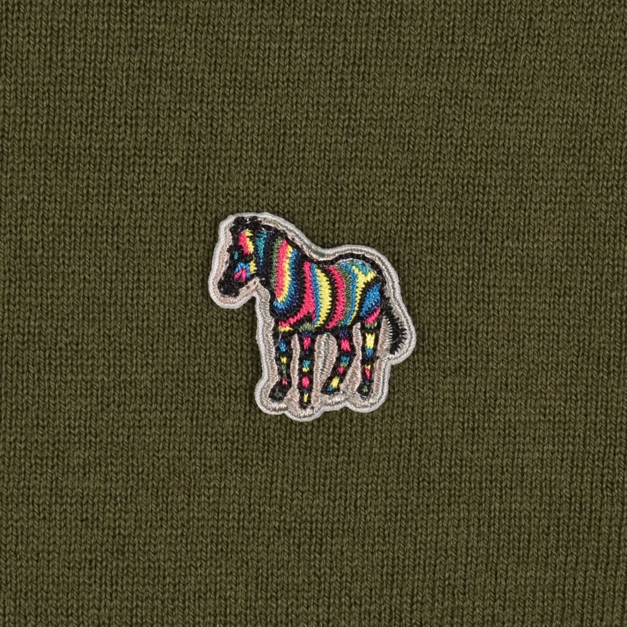 Image number 3 for Paul Smith Half Zip Jumper Green