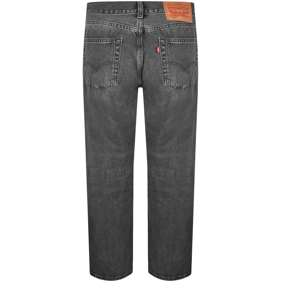 Image number 3 for Levis 555 Relaxed Straight Fit Jeans Grey