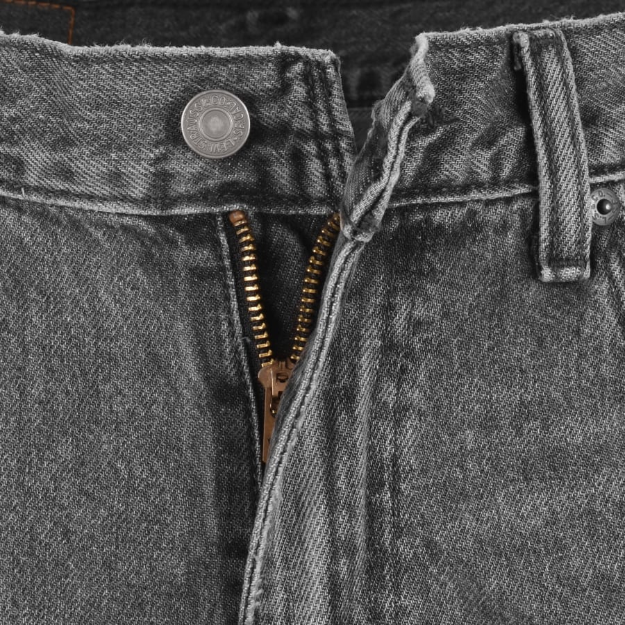 Image number 5 for Levis 555 Relaxed Straight Fit Jeans Grey