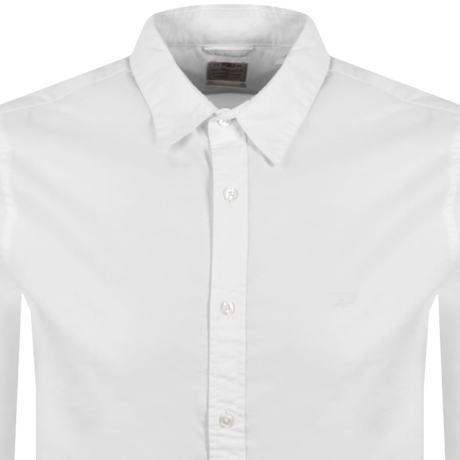 Image number 2 for Levis Long Sleeve Battery Shirt White