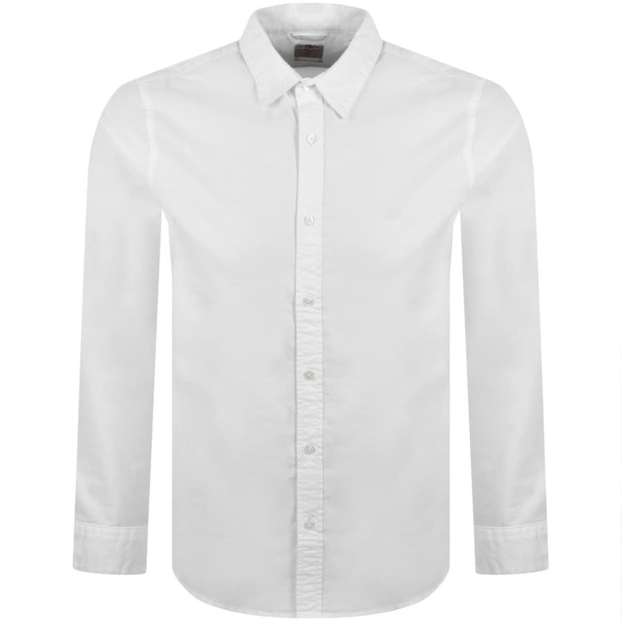 Image number 1 for Levis Long Sleeve Battery Shirt White