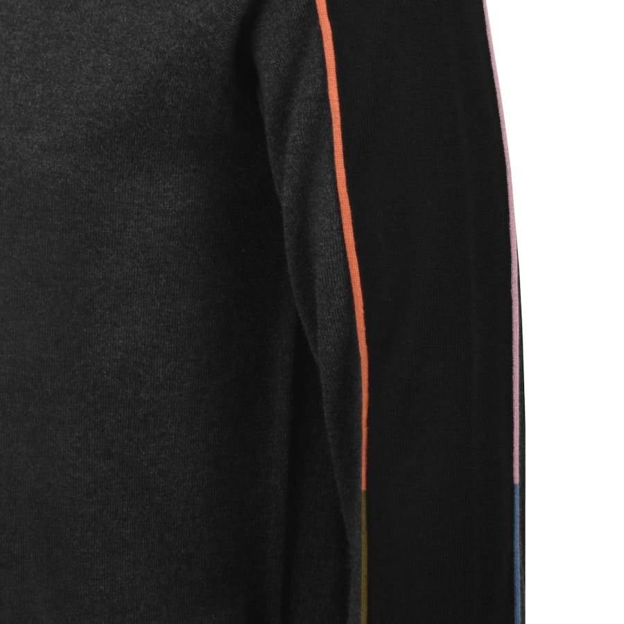 Image number 3 for Paul Smith Crew Neck Knit Jumper Grey