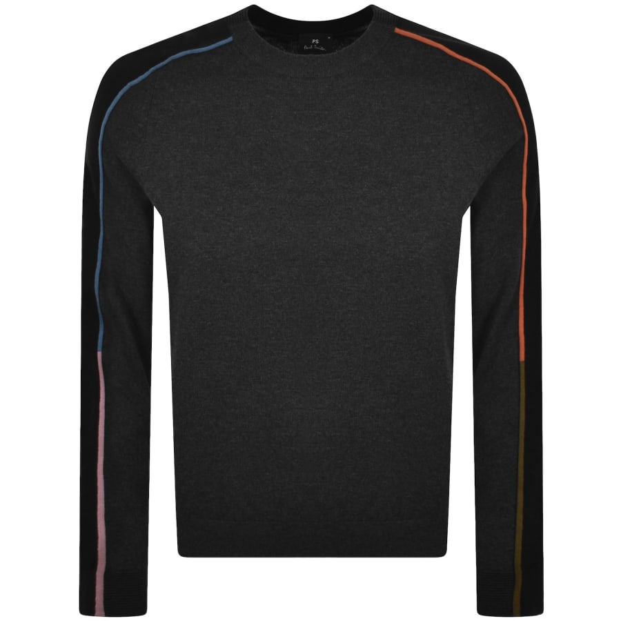Image number 1 for Paul Smith Crew Neck Knit Jumper Grey