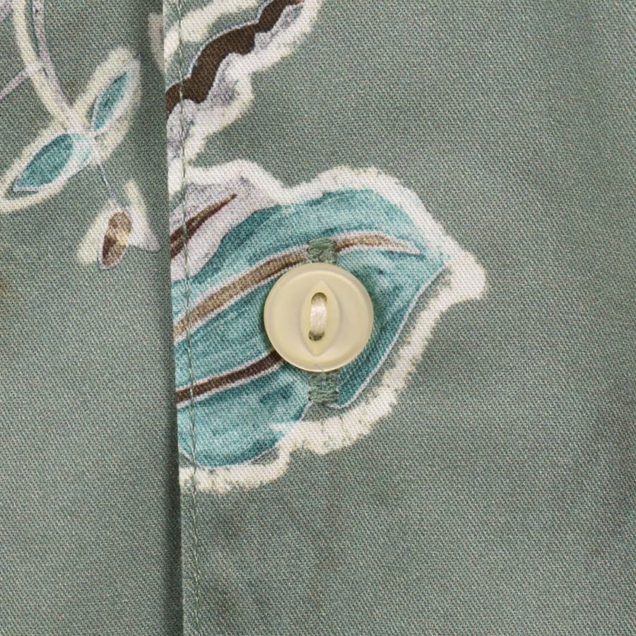 Image number 3 for Paul Smith Casual Fit Short Sleeved Shirt Green