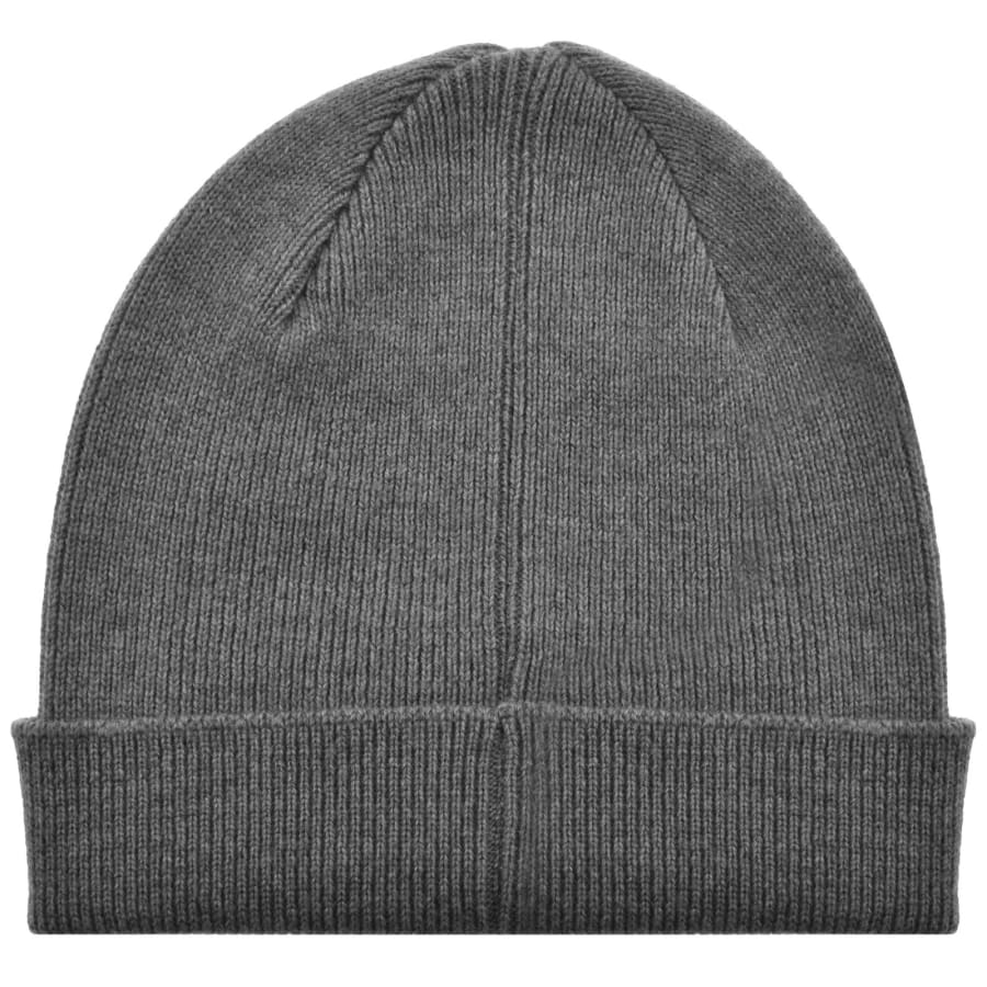 Image number 2 for Paul Smith Rib Zebra Wool Beanie Hat Grey