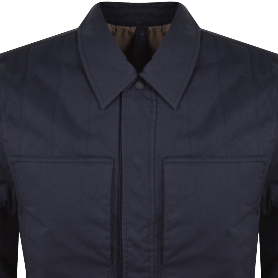 Image number 2 for Paul Smith Padded Overshirt Navy