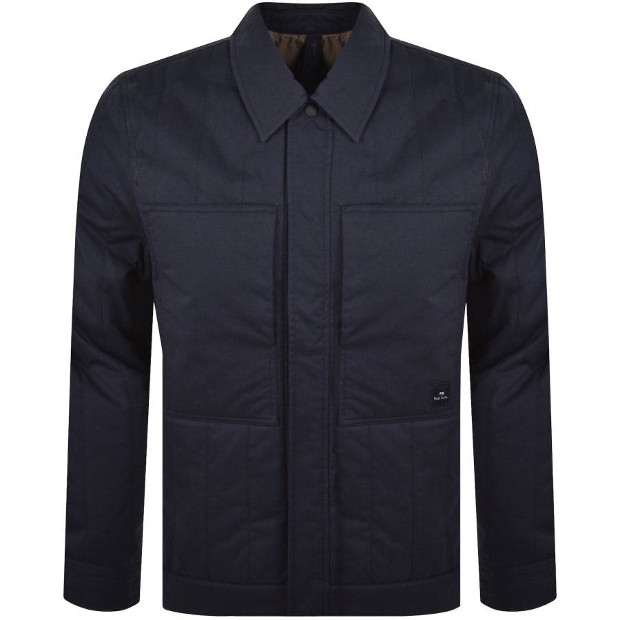 Image number 1 for Paul Smith Padded Overshirt Navy