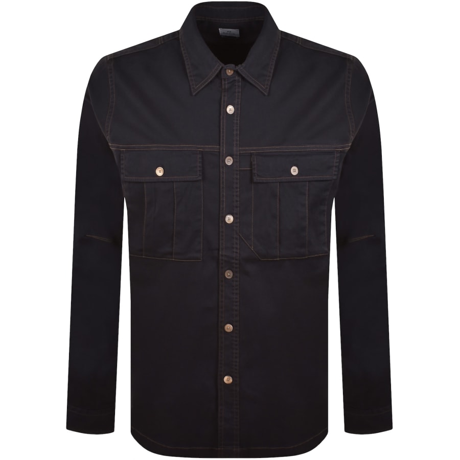 Image number 1 for Paul Smith Casual Fit Shirt Navy