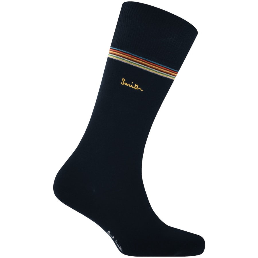 Image number 3 for Paul Smith 3 Pack Gold Logo Socks Multi