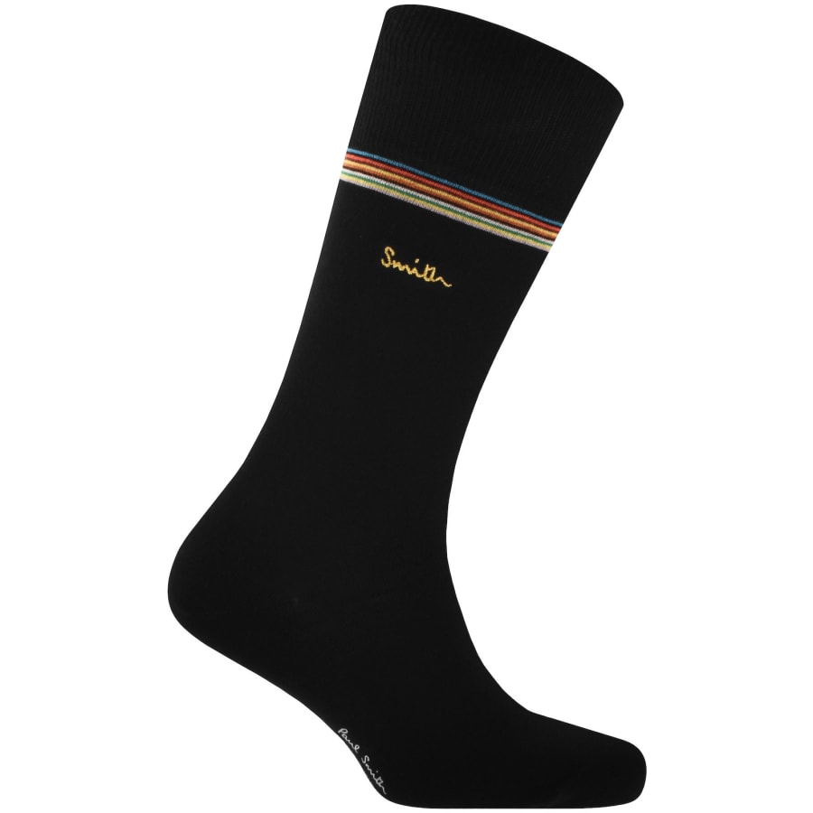 Image number 4 for Paul Smith 3 Pack Gold Logo Socks Multi