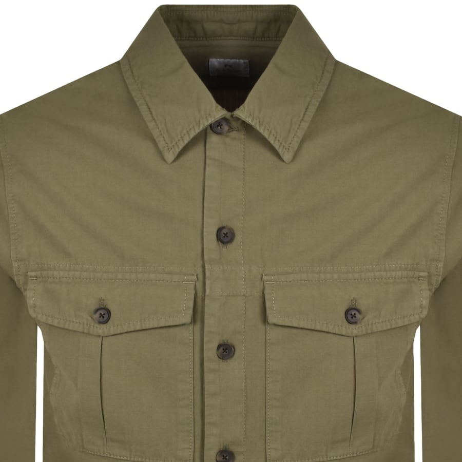 Image number 2 for Paul Smith Overshirt Green