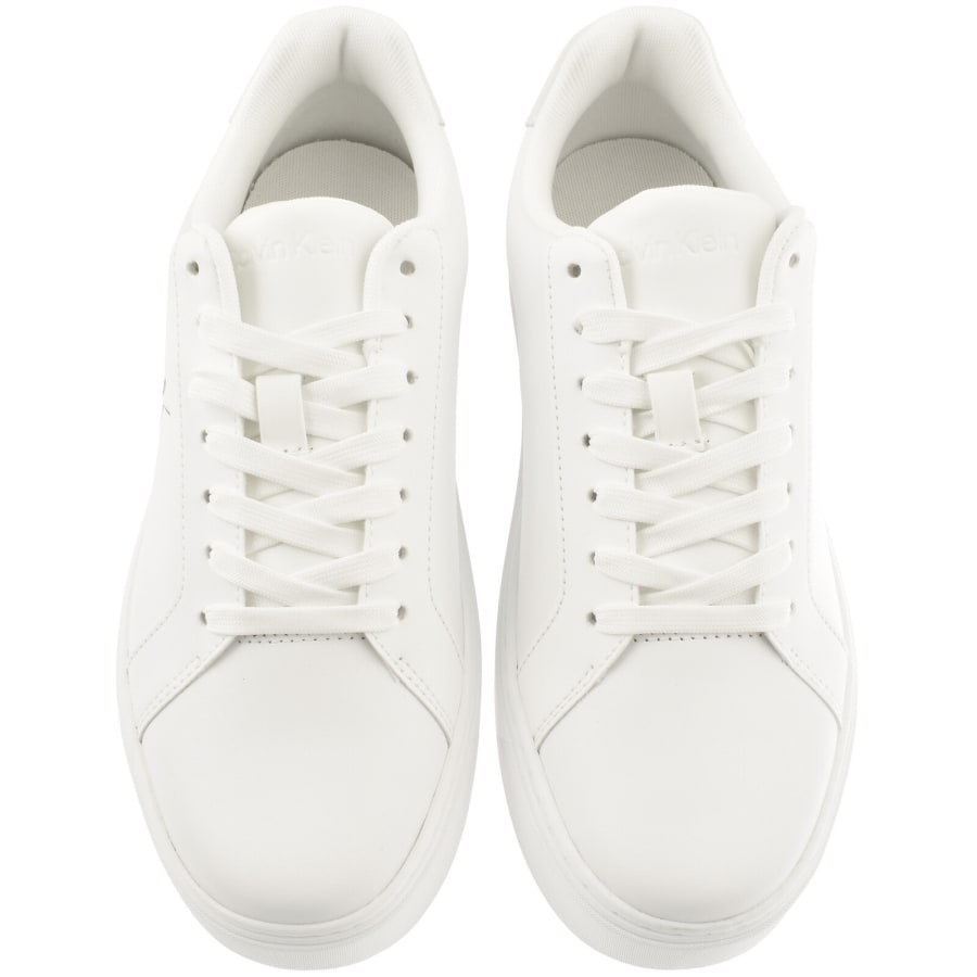 Image number 3 for Calvin Klein Classic Cupsole Trainers White