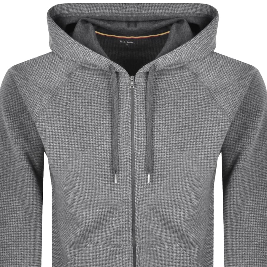 Image number 2 for Paul Smith Full Zip Dirk Hoodie Grey