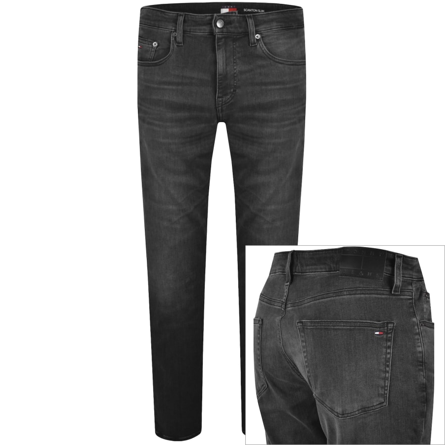 Image number 1 for Tommy Jeans Scanton Slim Fit Jeans Black