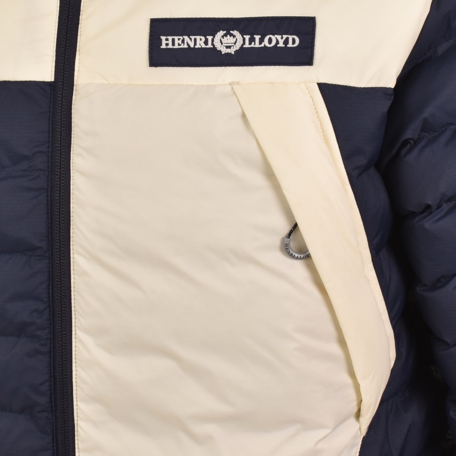 Image number 2 for Henri Lloyd Bergen Hooded Jacket Navy