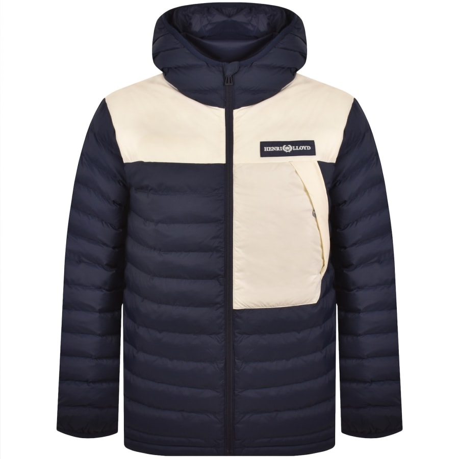 Image number 1 for Henri Lloyd Bergen Hooded Jacket Navy