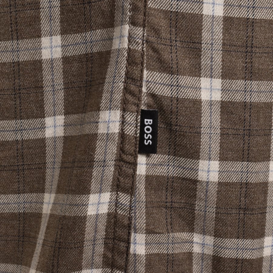 Image number 3 for BOSS H Liam Shirt Brown