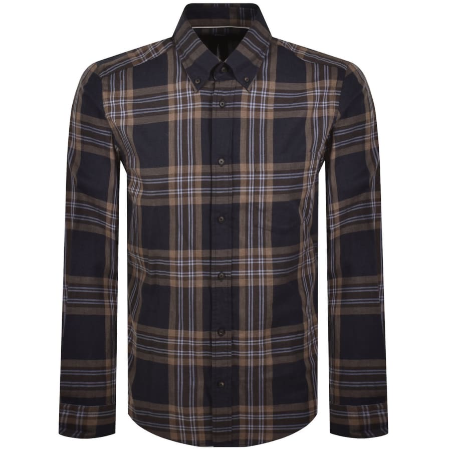 Image number 1 for BOSS H Liam Shirt Medium Brown