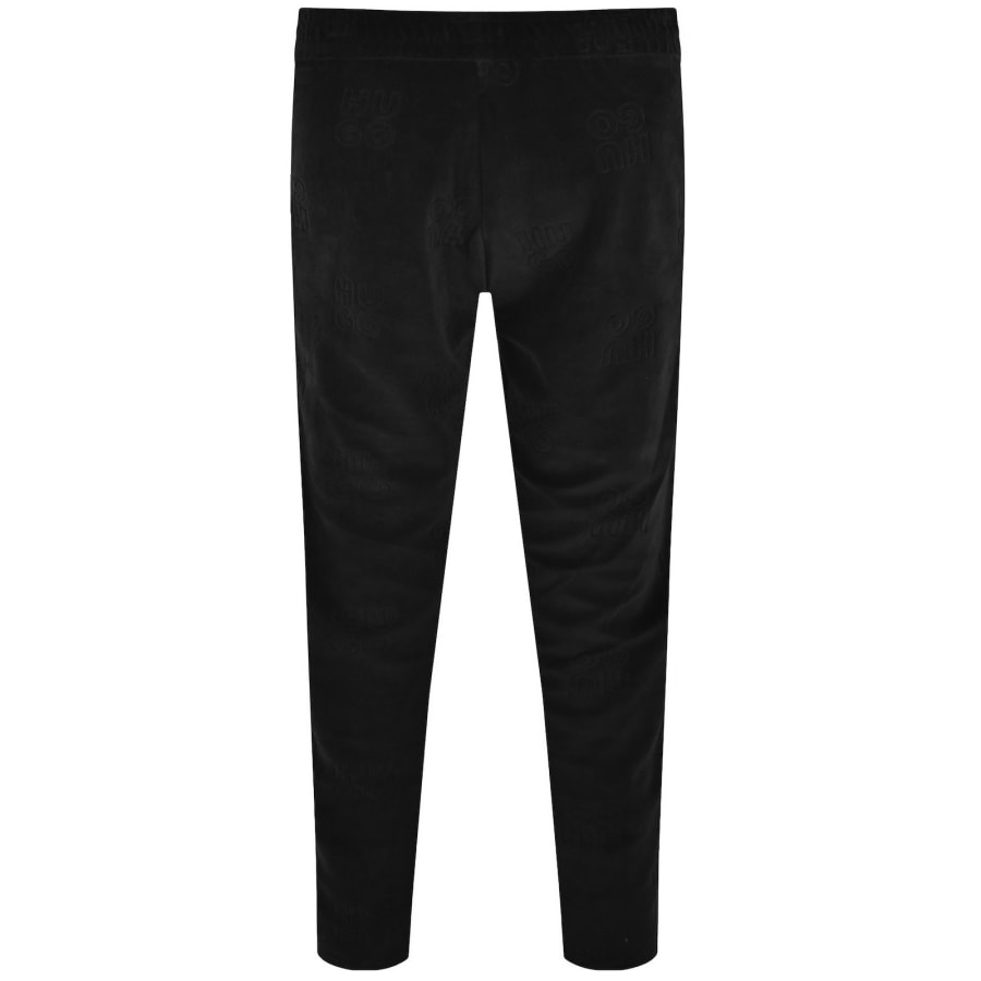 Image number 2 for HUGO Velour Joggers Black