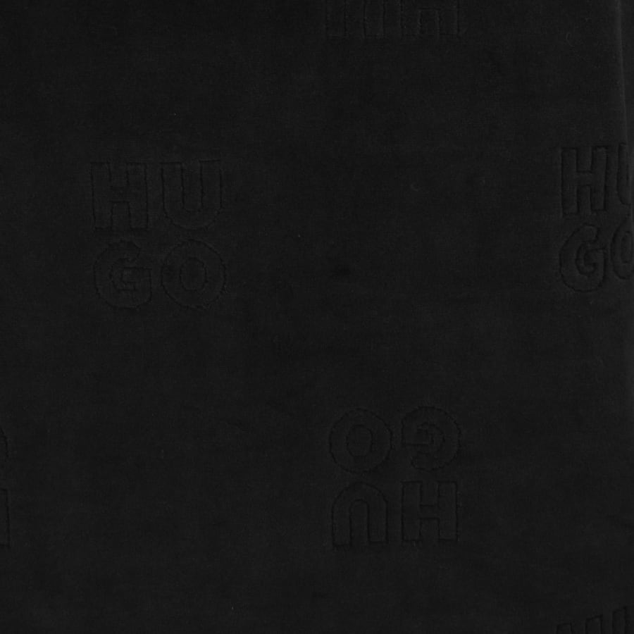 Image number 3 for HUGO Velour Sweatshirt Black