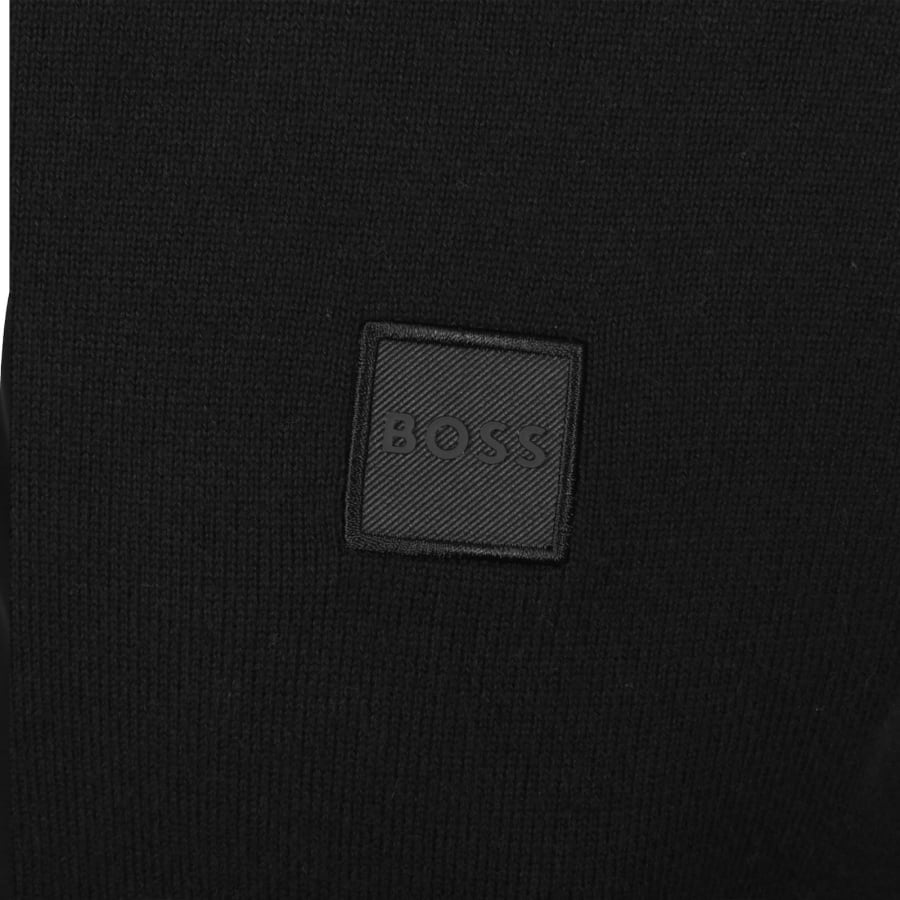 Image number 3 for BOSS Akiro Knit Jumper Black