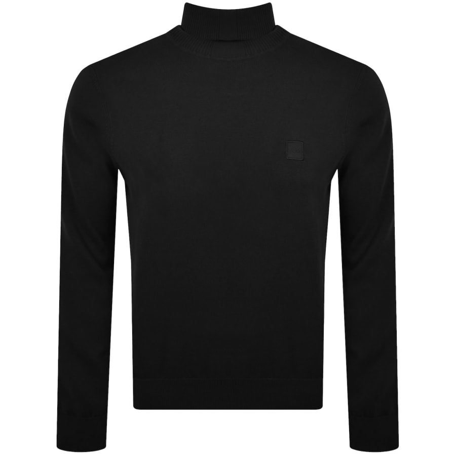 Image number 1 for BOSS Akiro Knit Jumper Black