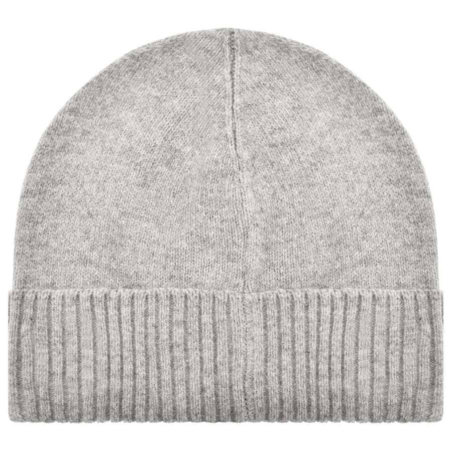 Image number 2 for BOSS Akaio Wool Blend Beanie Grey