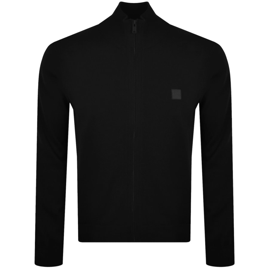 Image number 1 for BOSS Kanozip Jumper Black