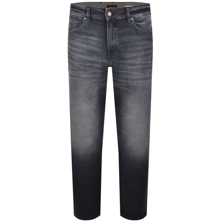 Image number 2 for BOSS Ogden BO Straight Jeans Dark Blue