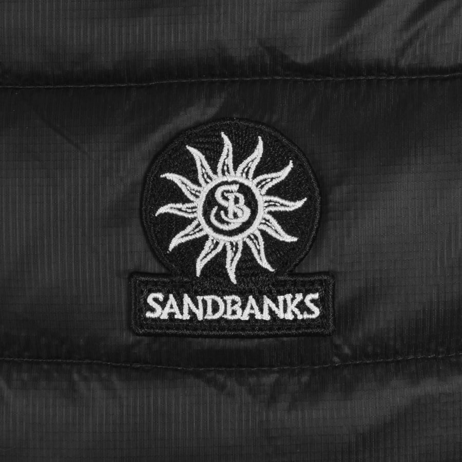Image number 3 for Sandbanks Micro Puffer Gilet Black