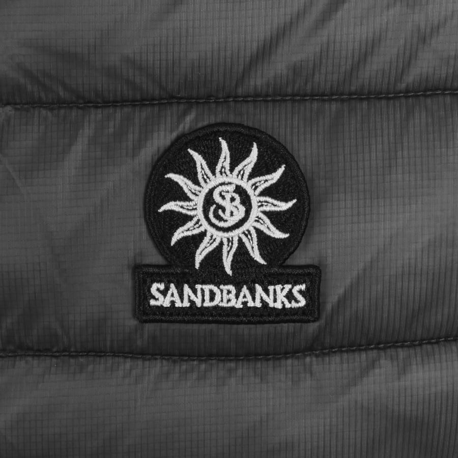 Image number 3 for Sandbanks Micro Puffer Gilet Anthracite Grey