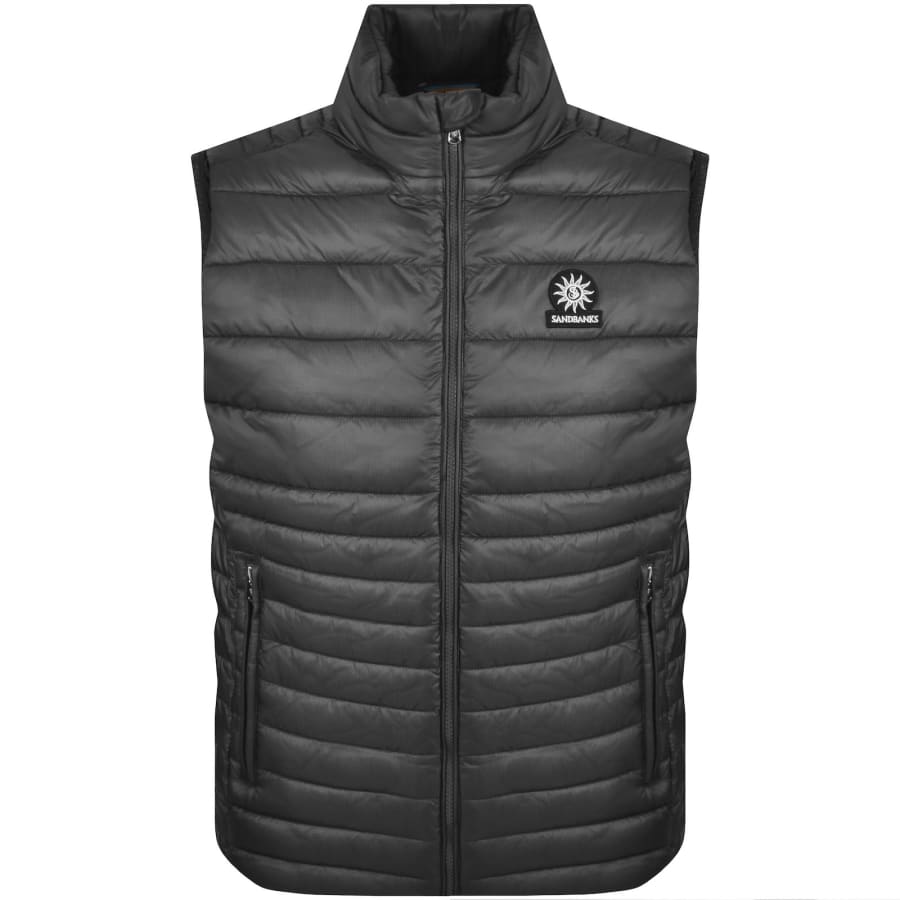 Image number 1 for Sandbanks Micro Puffer Gilet Anthracite Grey