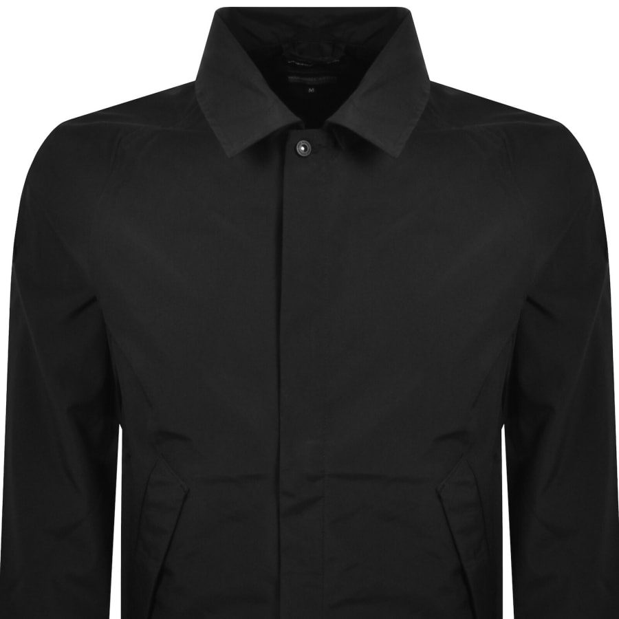 Image number 3 for Marshall Artist Brunswick Trench Jacket Black