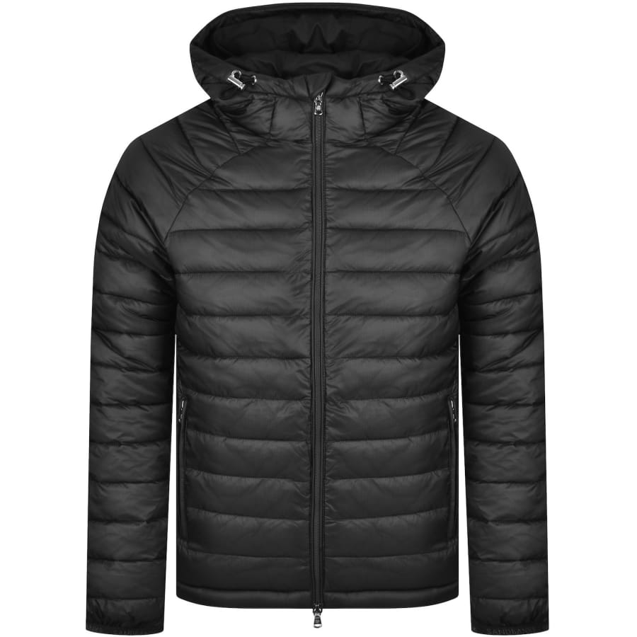 Image number 1 for Sandbanks Micro Puffer Jacket Black