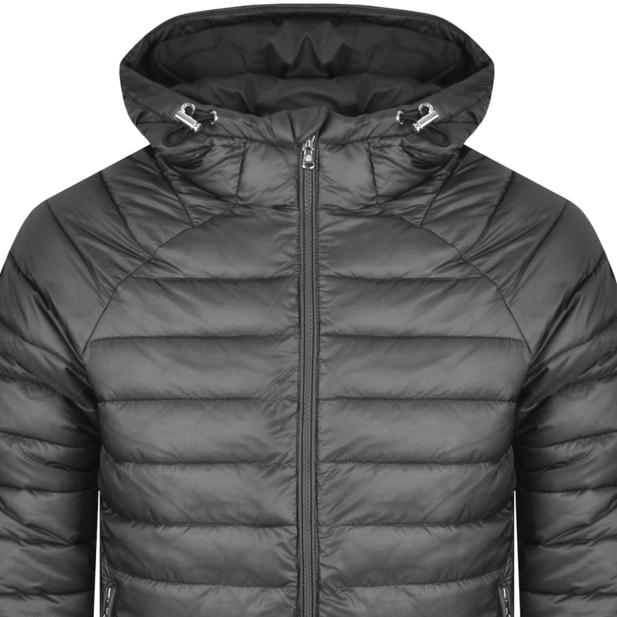 Image number 2 for Sandbanks Micro Puffer Jacket Grey