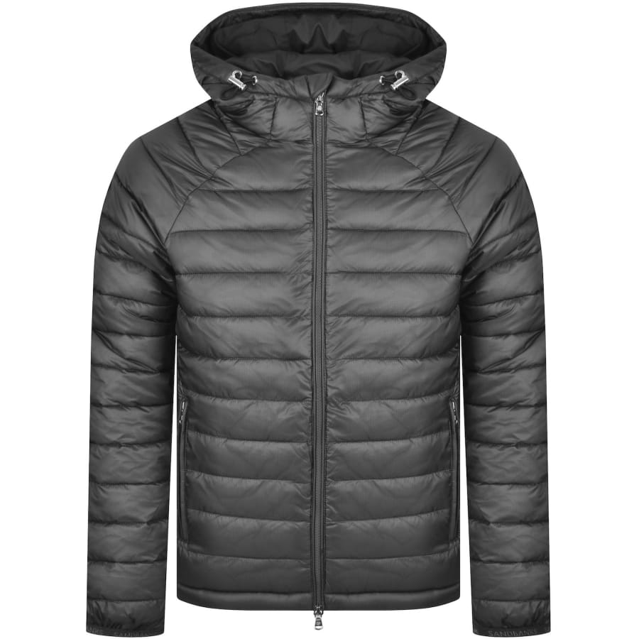 Image number 1 for Sandbanks Micro Puffer Jacket Grey