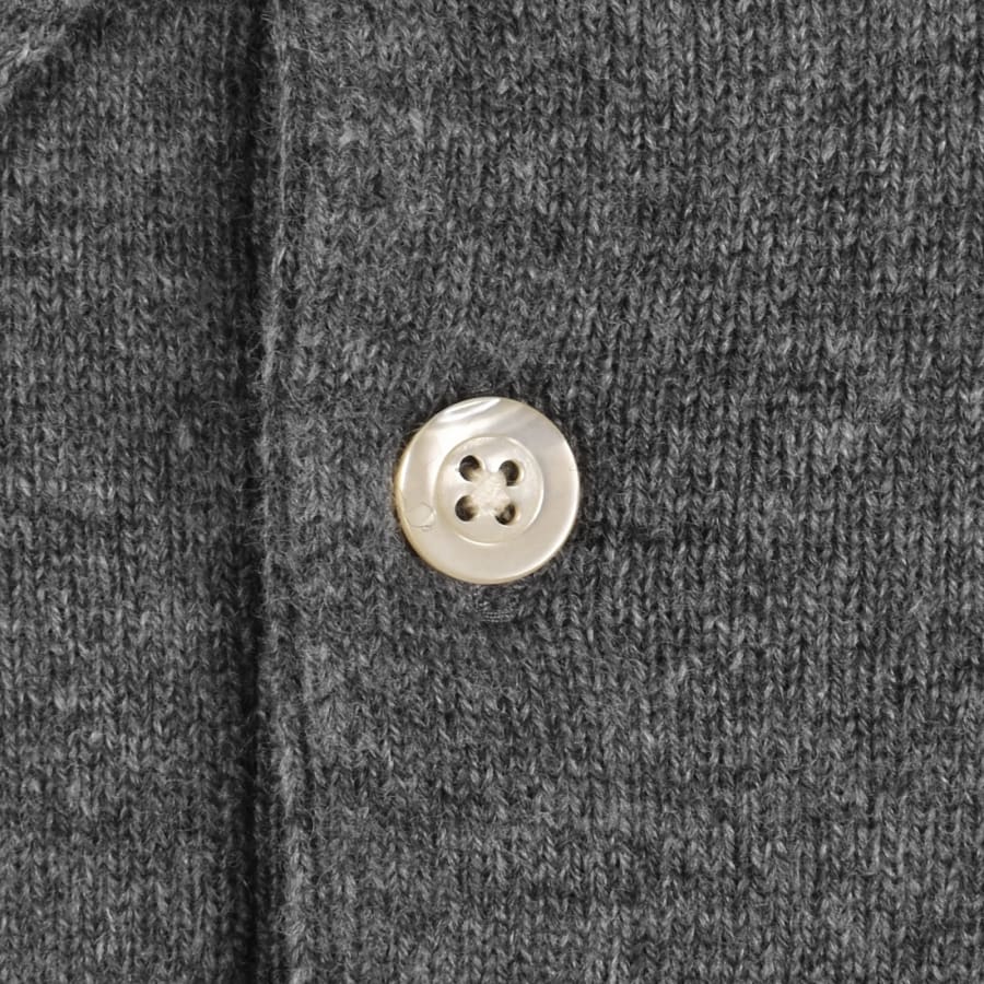 Image number 4 for Gant Superfine Lambswool Polo Grey