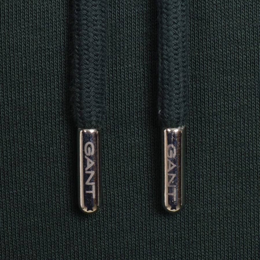 Image number 4 for Gant Regular Fit Shield Hoodie Green
