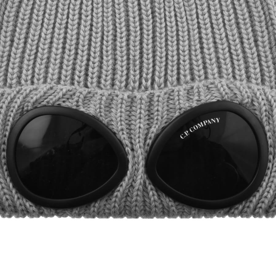Image number 3 for CP Company Goggle Beanie Hat Grey