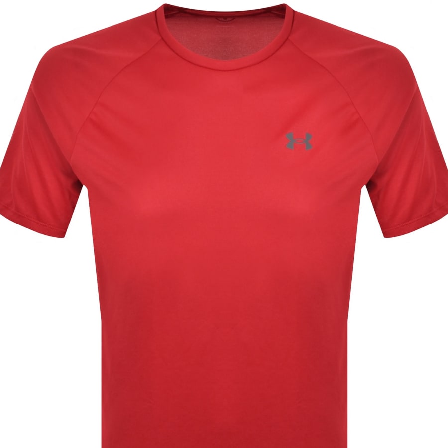 Image number 2 for Under Armour Tech 2.0 T Shirt Red