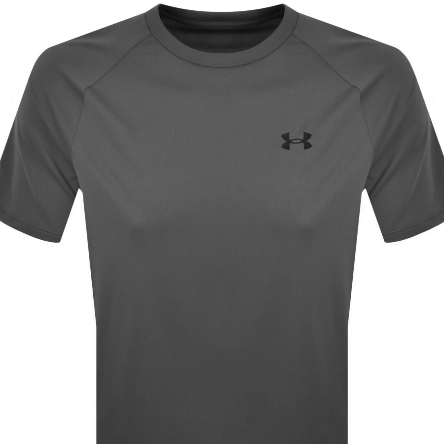 Image number 2 for Under Armour Tech 2.0 T Shirt Castlerock Grey