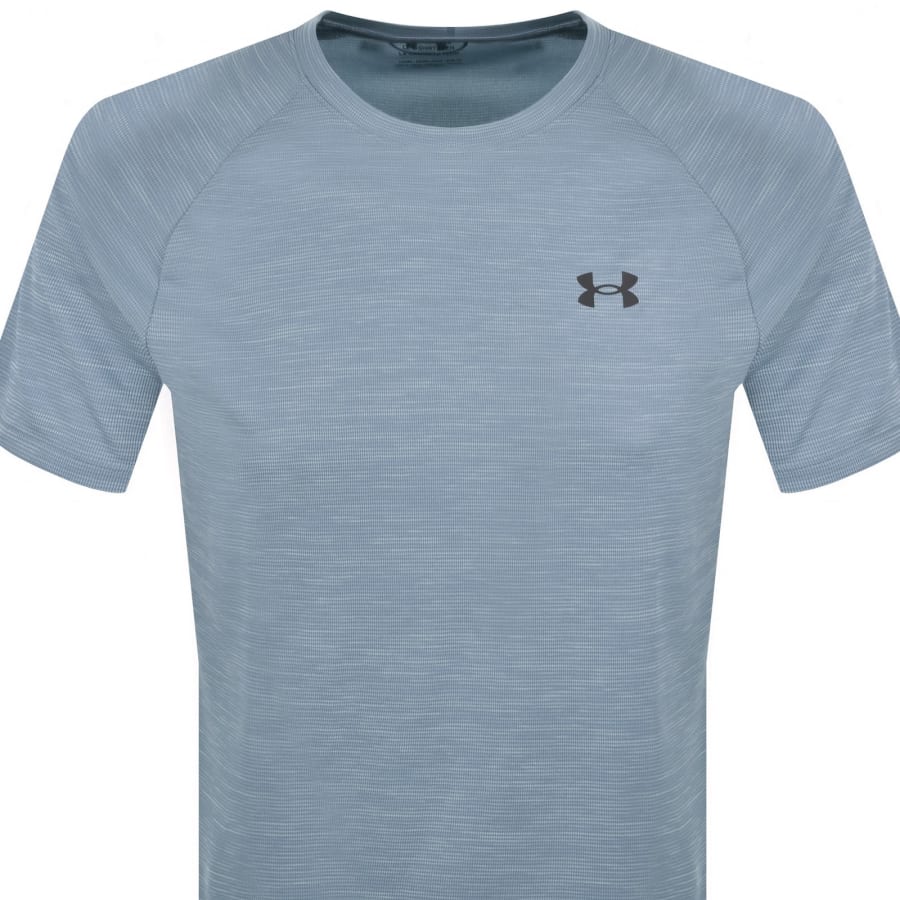 Image number 2 for Under Armour Tech Textured T Shirt Blue