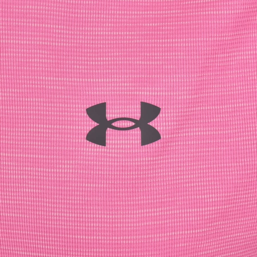 Image number 3 for Under Armour Tech Textured T Shirt Pink