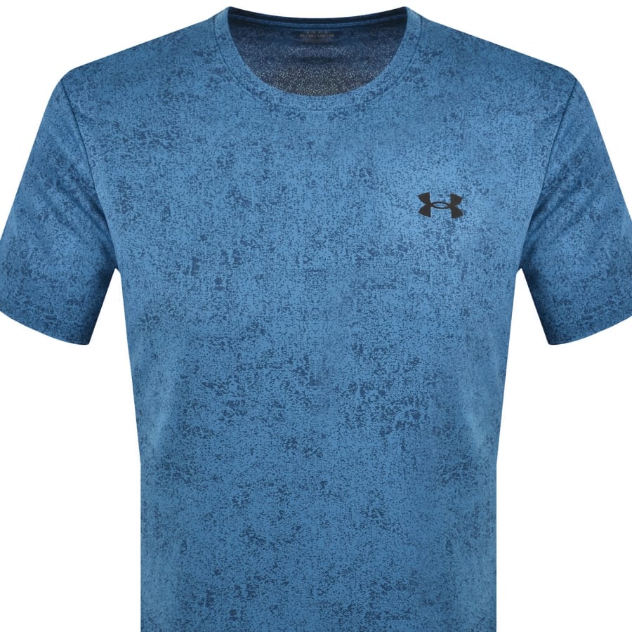 Image number 2 for Under Armour Tech Pixelate T Shirt Aegean Blue