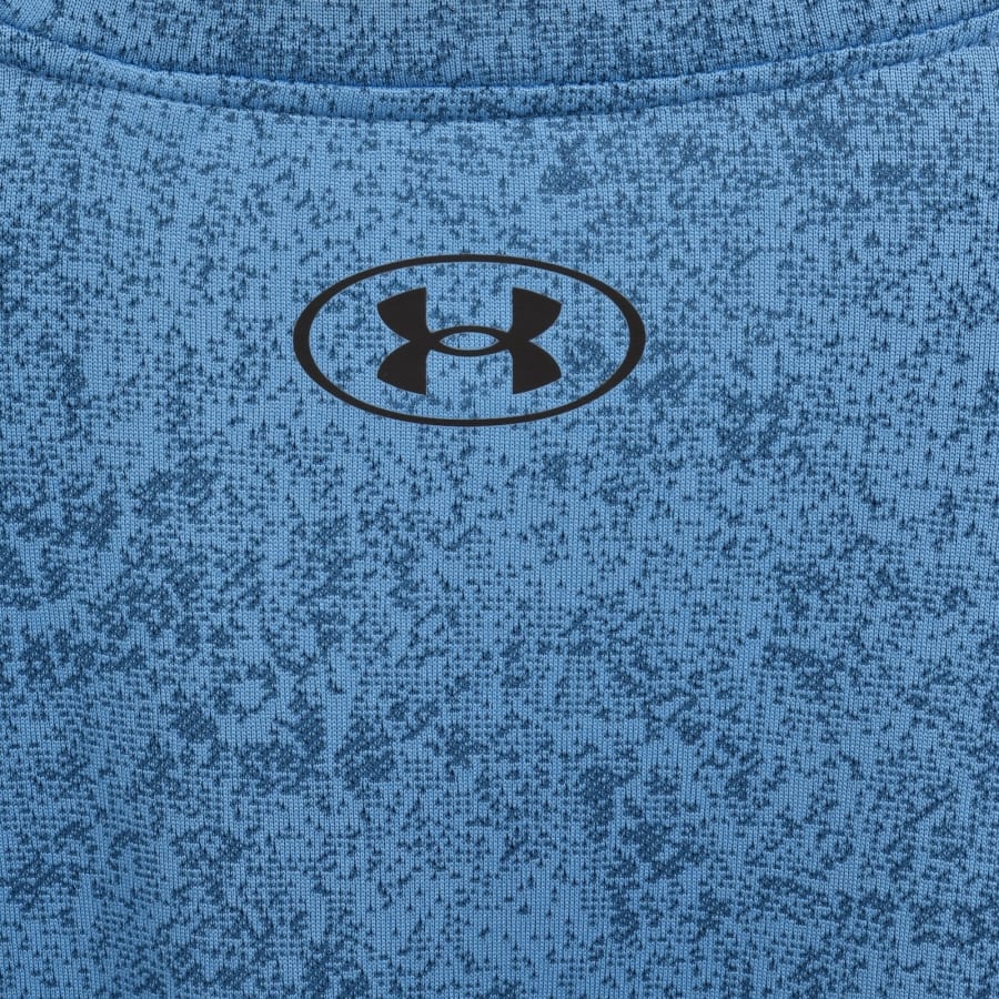 Image number 4 for Under Armour Tech Pixelate T Shirt Aegean Blue